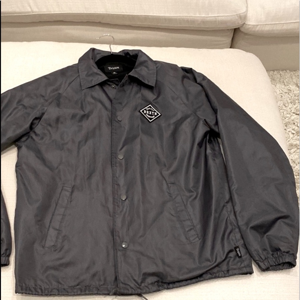 BRIXTON Water-proof bomber Jacket Coat. Mens Medium. Good Condition